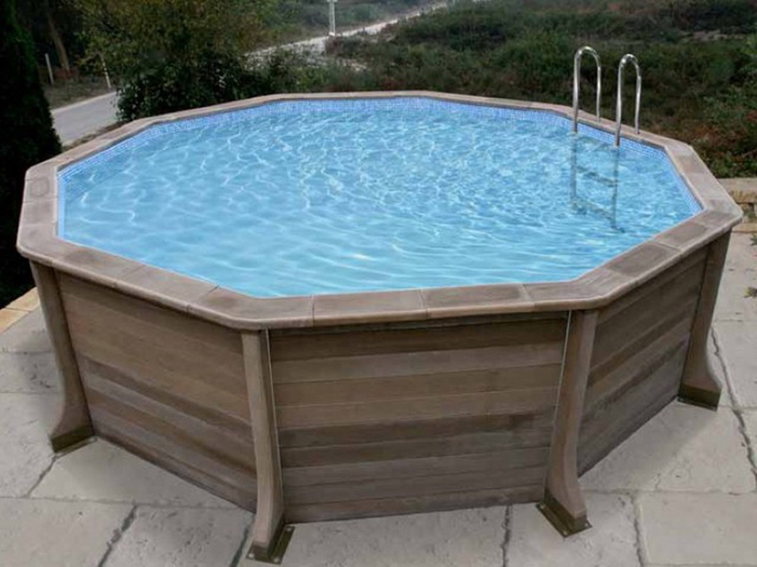 Piscine en kit en bois pas cher